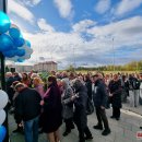 Perkirpti baltą arenos atidarymo juostelę į Rokiškį atskubėjo Ministrė Pirmininkė (foto) 