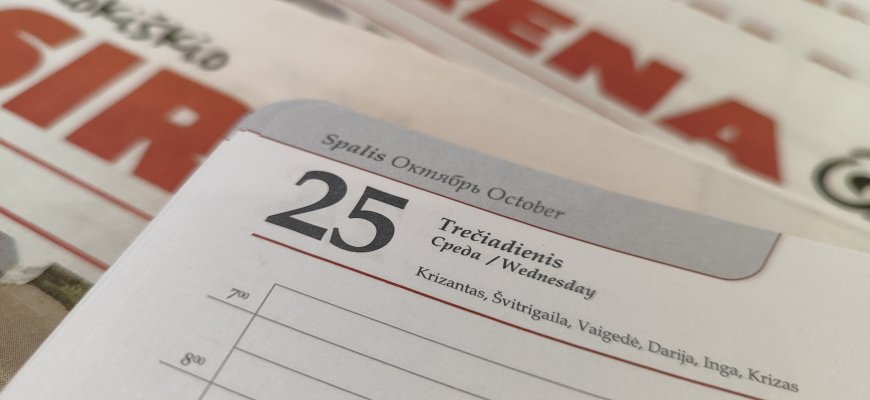 Spalio 25-oji Lietuvoje ir pasaulyje