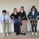 „Žiema, žiema, bėk iš kiemo“: šurmulingos žiemos palydos J. Tumo-Vaižganto progimnazijoje (foto)