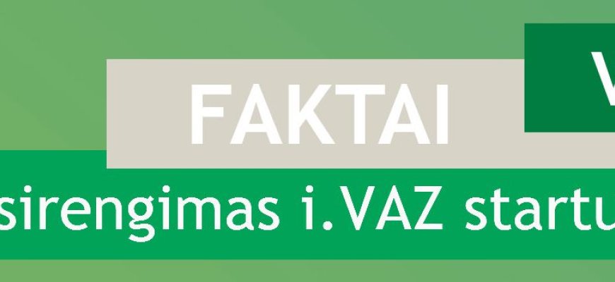 Rengiantis i.VAZ startui svarbu atlikti sistemų adaptavimo darbus