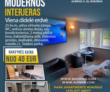 Apartamentų nuoma Rokiškyje