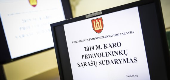 Sudaryti šių metų karo prievolininkų sąrašai