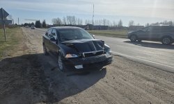 Šalia išvažiavimo iš Rokiškio susidūrė automobiliai