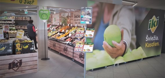 Po rekonstrukcijos atidaryta Rokiškio „Iki“ parduotuvė