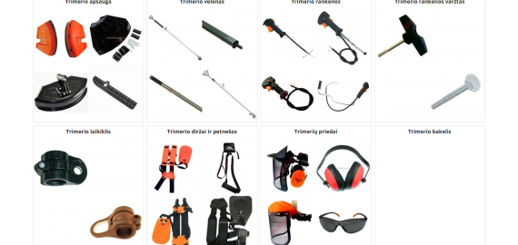 Trimerių atsarginės detalės: kur jos gali būti parduodamos?