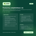 Pardavimų vadybininkas