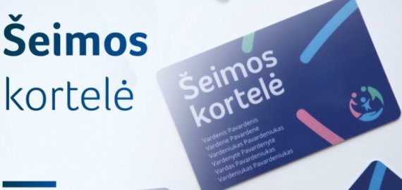 Šeimos kortelės: vietinės reikšmės korteles keičia respublikinės