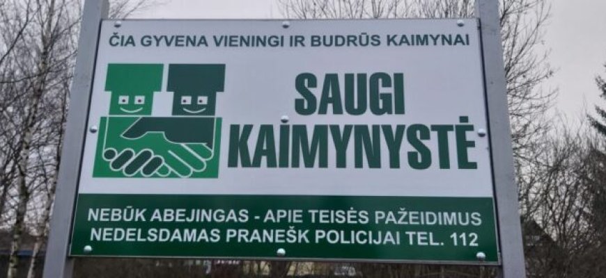 Saugių kaimynysčių grupes kviečia dalyvauti konkurse „Veikliausia saugios kaimynystės grupė“