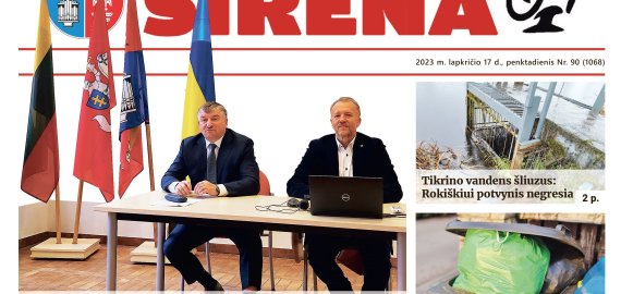 Penktadienio, lapkričio 17-osios „Rokiškio Sirena“ numeris jau paruoštas!