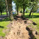 Dešimtmečių naujiena – bus atnaujintas krūmais apaugęs pėsčiųjų takas Vilniaus g. atkarpoje 