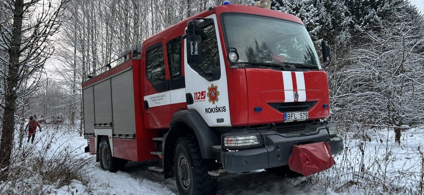 Taikos g. degė automobilis