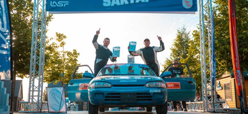 Rokiškio atstovo P. Muraliaus ekipažui – įspūdingas pasiekimas Lietuvos mini ralio čempionate