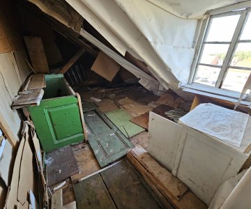 Butas Rokiškio centre palėpėje