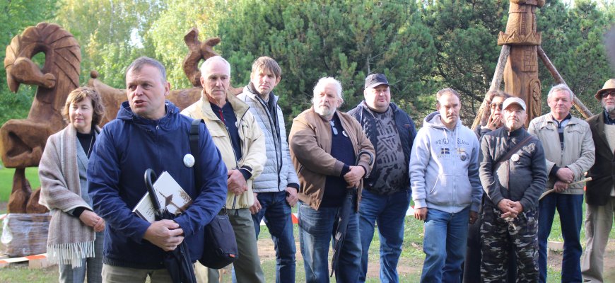 Drožėjų plenero rezultatais atėjo pasigrožėti saujelė... savų (foto)