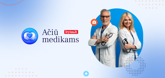Lrytas.lt kviečia atsidėkoti medicinos darbuotojams ir tarti „Ačiū medikams“!