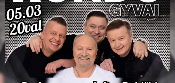 RONDO gyvai - jau gegužės 3 dieną Grafo pramogų lofte
