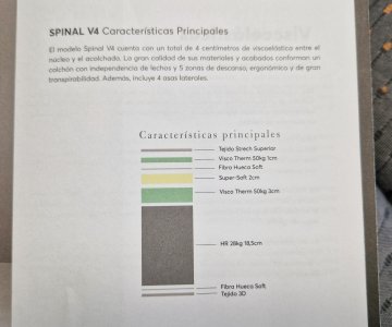 Čiužinys 160x200x26 „Karibian Spinal V4“