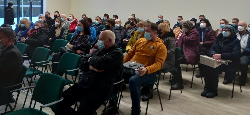 Obelių bendruomenės namuose pristatyta galimybė gauti kompensaciją už valymo įrenginius
