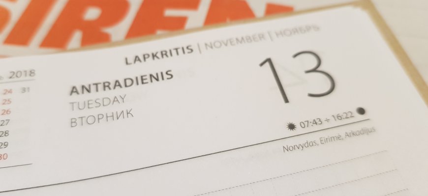 Lapkričio 13-oji Lietuvoje ir pasaulyje