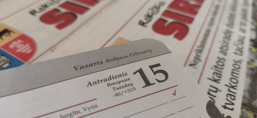 Vasario 15-oji Lietuvoje ir pasaulyje