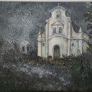 Tautodailininkai įgyvendino išskirtinį projektą: drobėse įamžino rajono bažnyčias (foto)