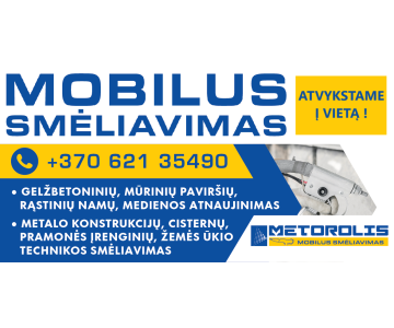 Mobilus smėliavimas