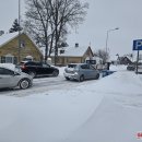Penktadienis Rokiškyje pažymėtas nelaime: per pūgą partrenktas pėsčiasis (foto+video)