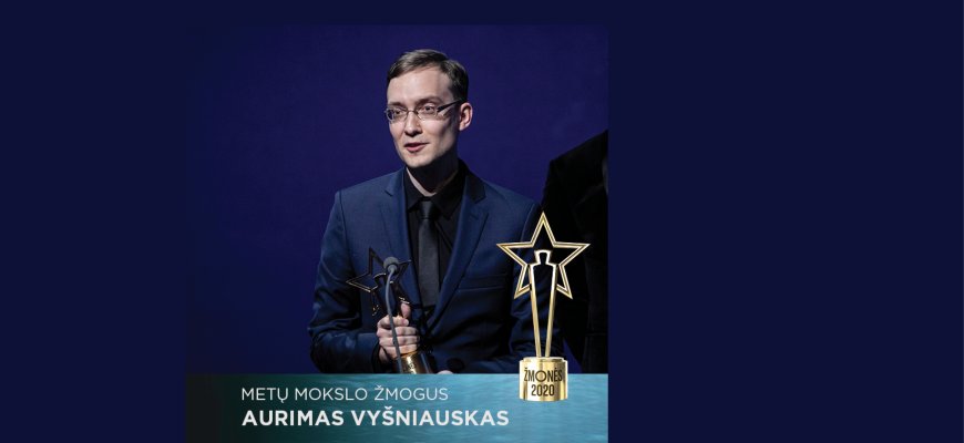 Metų mokslo žmogus – Aurimas Vyšniauskas