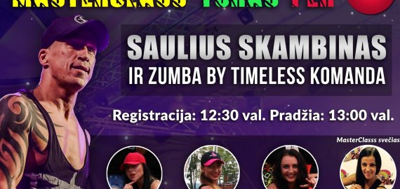 Sekmadienį kviečiame pajudėti Zumbos ritmu!
