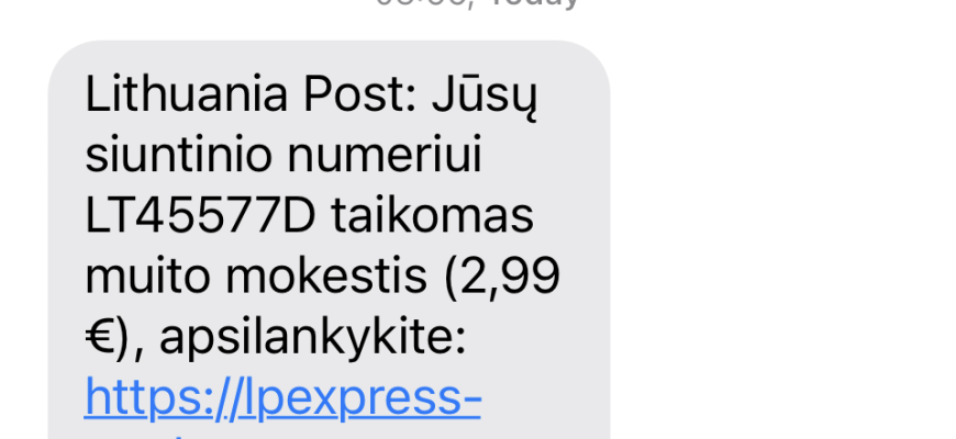 Lietuvos paštas perspėja apie sukčių pinkles: jauku tampa bendrovės vardas