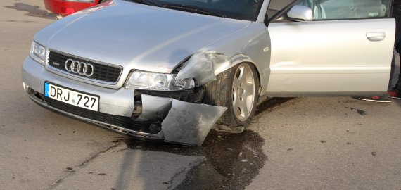 Du vairuotojai „nepasidalino“ Taikos gatvės