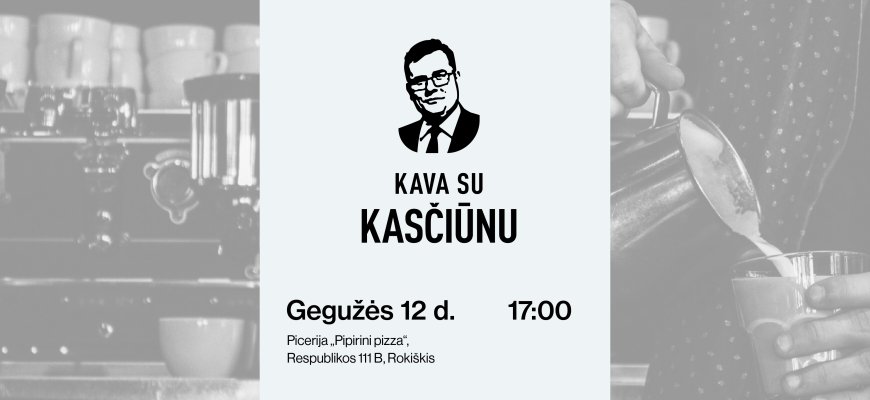 Puodeliui kavos rokiškėnus kviečia susitikti Laurynas Kasčiūnas