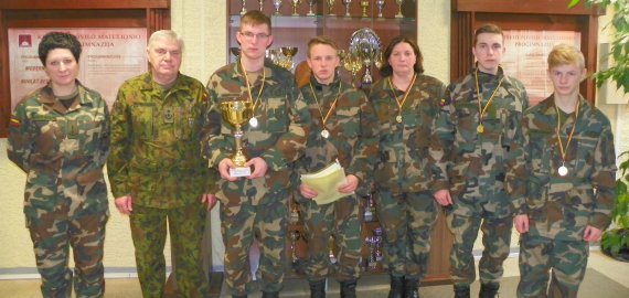 Žiemos penkiakovės varžybose - Pandėlio 13-osios kuopos šaulių triumfas