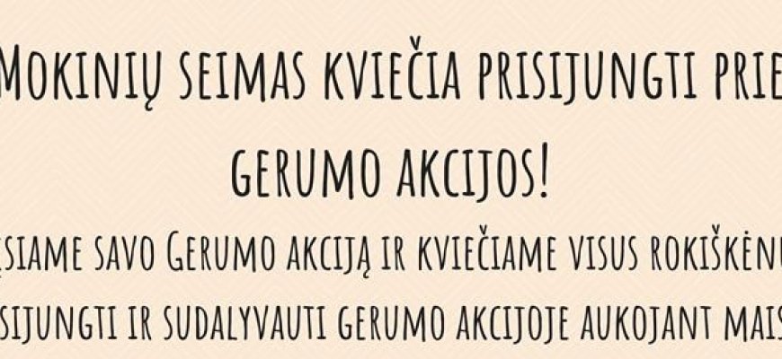 Mokinių seimas kviečia prisijungti prie gyvūnų gerovės