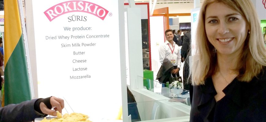 „Rokiškio sūrio“ sėkmė parodoje, tituluojamoje vartais į Azijos rinką