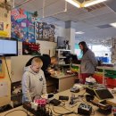 Sekmadienis ore – „Mokslo klube“ įvyko pirmosios dronų „mažylių“ varžybos (foto)