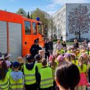 Profesinės šventės dieną ugniagesiai dar daugiau savęs atiduoda visuomenei (foto)