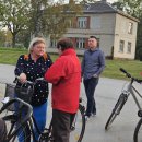 Bajorų bendruomenę subūrė džiugus įvykis – baigtas remontuoti pėsčiųjų ir dviračių takas (foto)