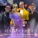 Sportinių šokių šokėja L. Rudnickaitė per savaitę trofėjų kolekciją papildė dar dviem