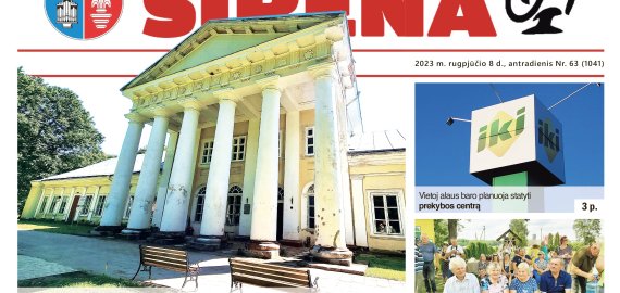 Rugpjūčio 8-osios „Rokiškio Sirenos“ numeris jau spaustuvėje!