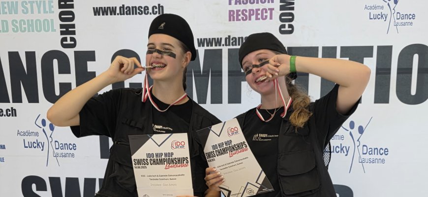 Šveicarai gerai žino rokiškietės Gabrielės vardą: paauglė didžiuojasi šalies gatvės šokių čempionės ir vicečempionės titulais