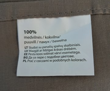 Medvilninė paklodė 