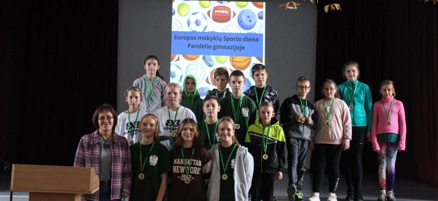 Europos mokyklų Sporto diena Pandėlio gimnazijoje (foto)