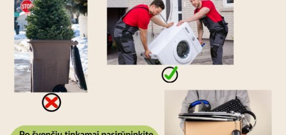 Po švenčių tinkamai pasirūpinti būtina ne tik Kalėdų eglėmis, bet ir elektronikos atliekomis