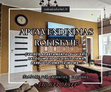 Apartamentų nuoma Rokiškyje