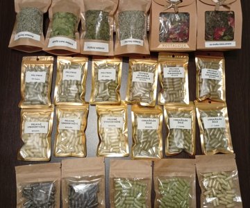 Vaistažolių kapsulės, arbatos