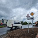 Po sankryžos rekonstrukcijos Rokiškis „sumažėjo“ keliais šimtais metrų... (foto)