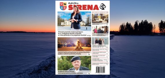Antradienio „Rokiškio Sirena“ numeris jau paruoštas!