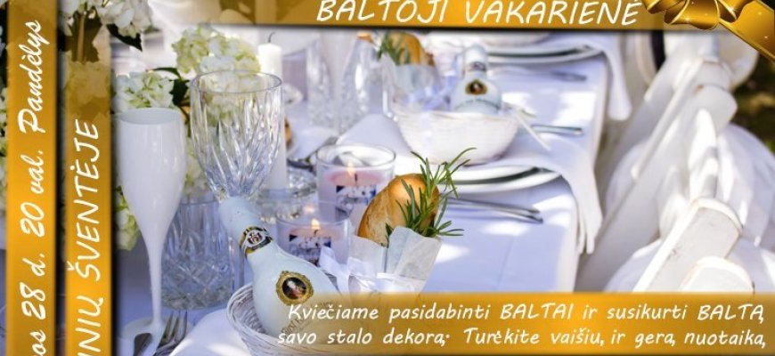 Baltoji vakarienė Pandėlyje