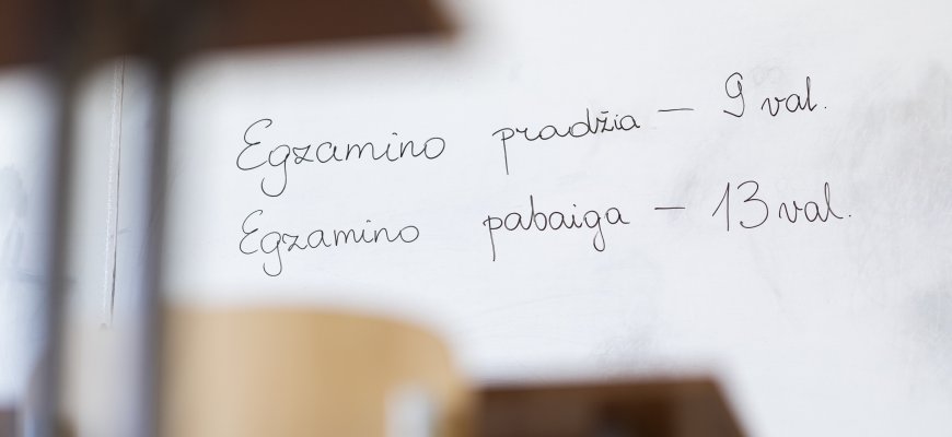 Dvyliktokai laikys pirmąjį egzaminą: vyks lietuvių kalbos ir literatūros žinių patikrinimas